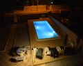 villa & piscine by night 