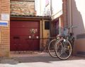 Garage - Cour intérieure et vélos en prêt 