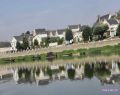 Le village vu de la Loire 
