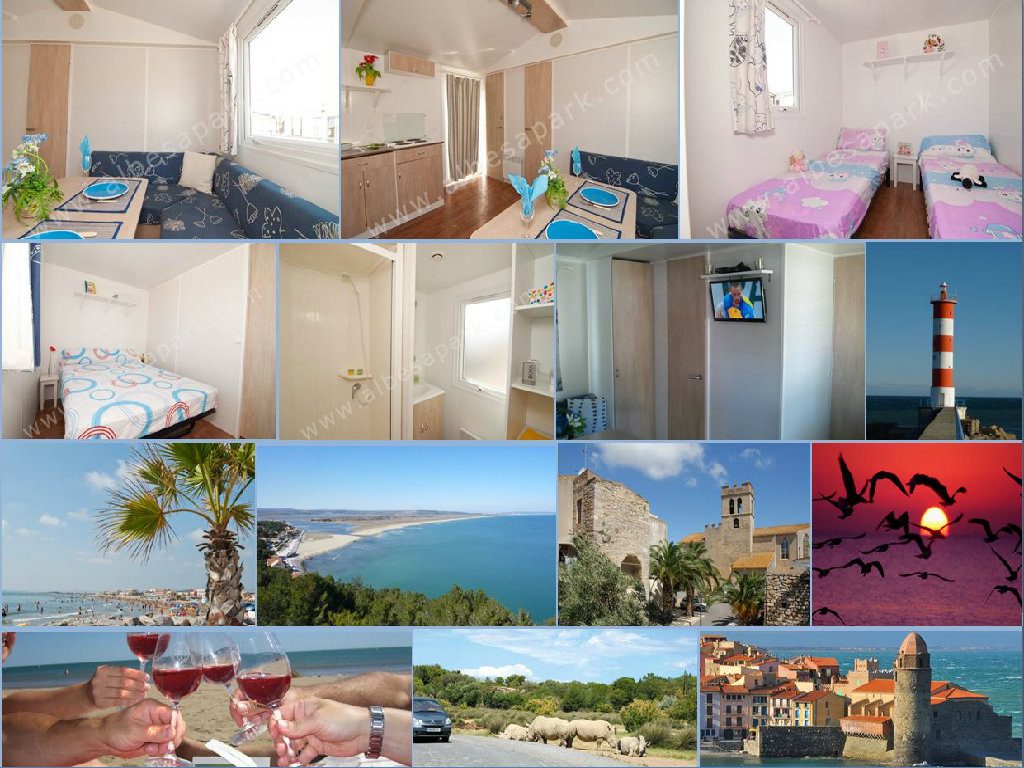 Mobilhome à 10min des plages et de la Réserve Africaine de Sigean