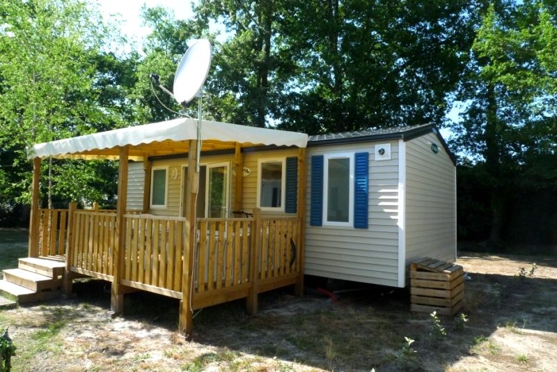 Location de mobilhome luxe dans les landes à sanguinet plage