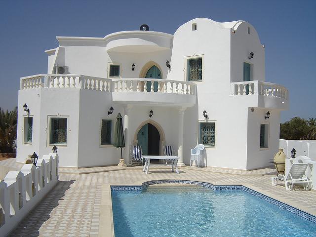 LOCATION VILLA HANNIBA L avec PISCINE Privée sur L'île de DJERBA TUNISIE
