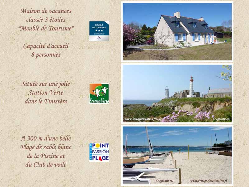 300m belle plage - jolie maison de vacances 8 pers